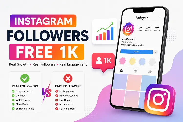 Instagram Followers Free 1K